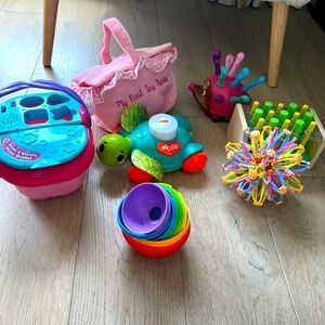 Colorful toddler Toy bundle- see ALL 11!!